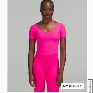 Lululemon Align T-Shirt (Sonic Pink)